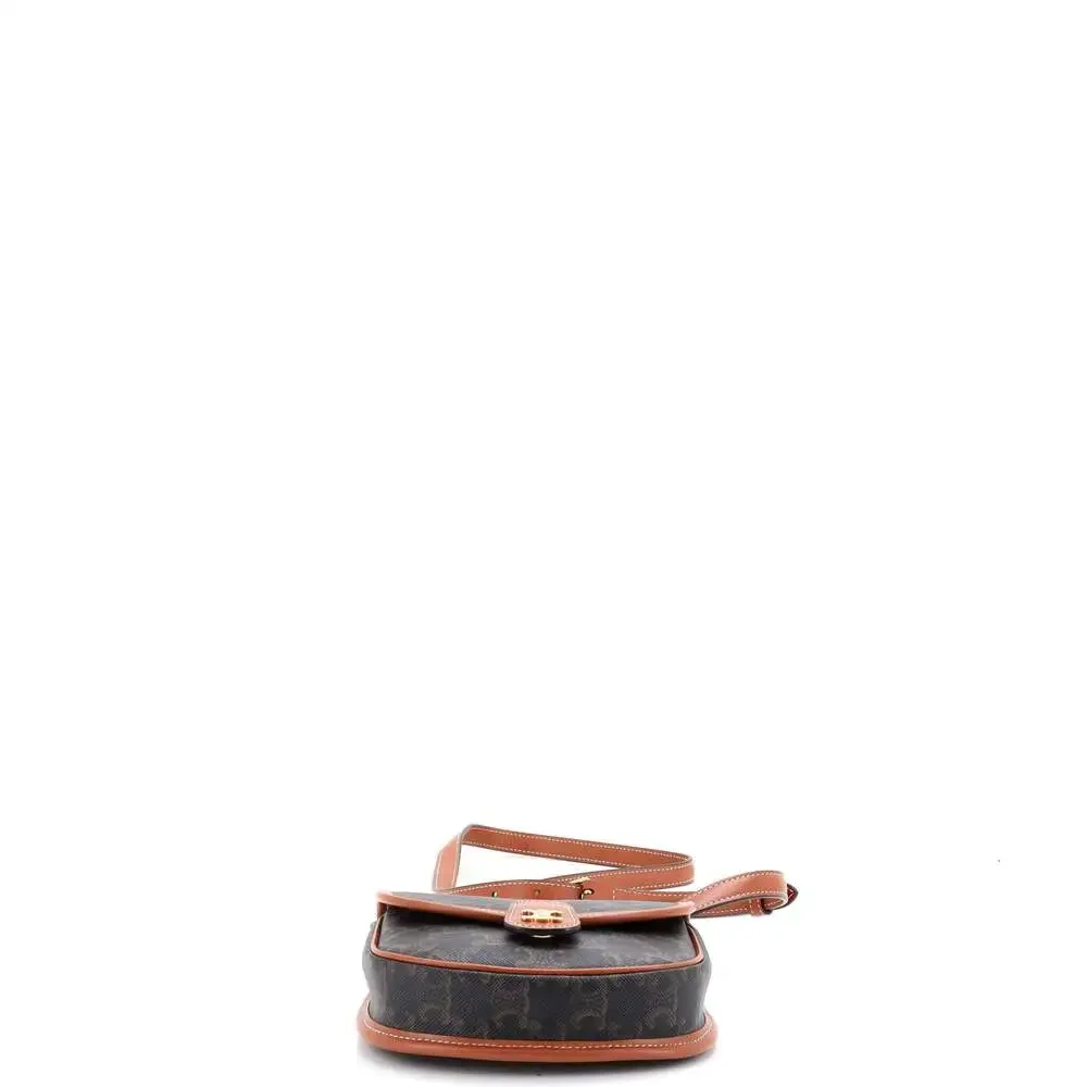 Celine Besace Flap Bag Triomphe Coated #270518C12B - Picture 4 of 7